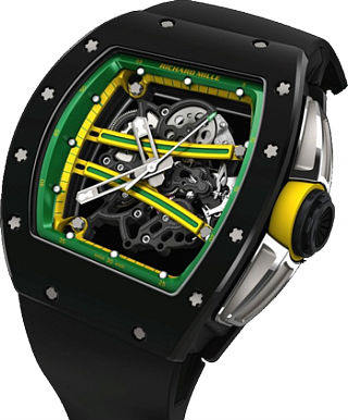 Richard Mille Replica RM 61-01 Yohan Blake Green Dial watch